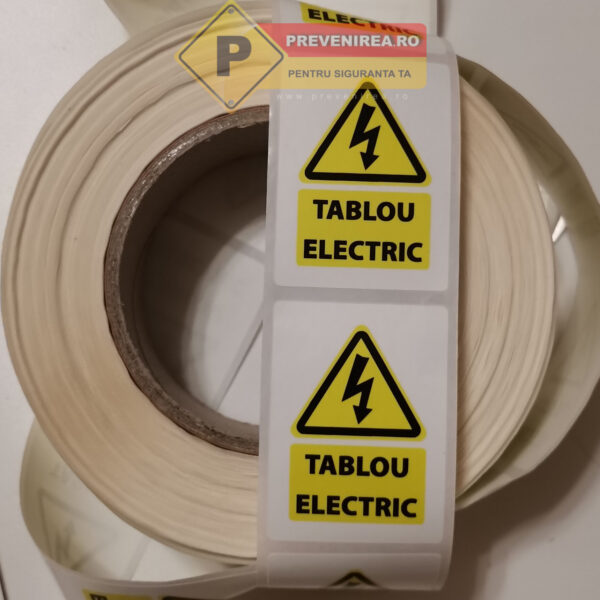 Benzi cu Stickere pentru Electricieni - Protecție, Siguranță și Organizare în Tablouri