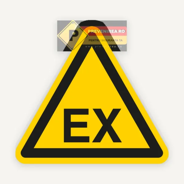 Etichetă de Siguranță ATEX pentru Zone cu Atmosfere Explozive