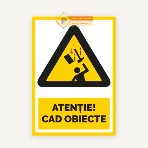 Indicator pentru avertisment obiecte în cădere