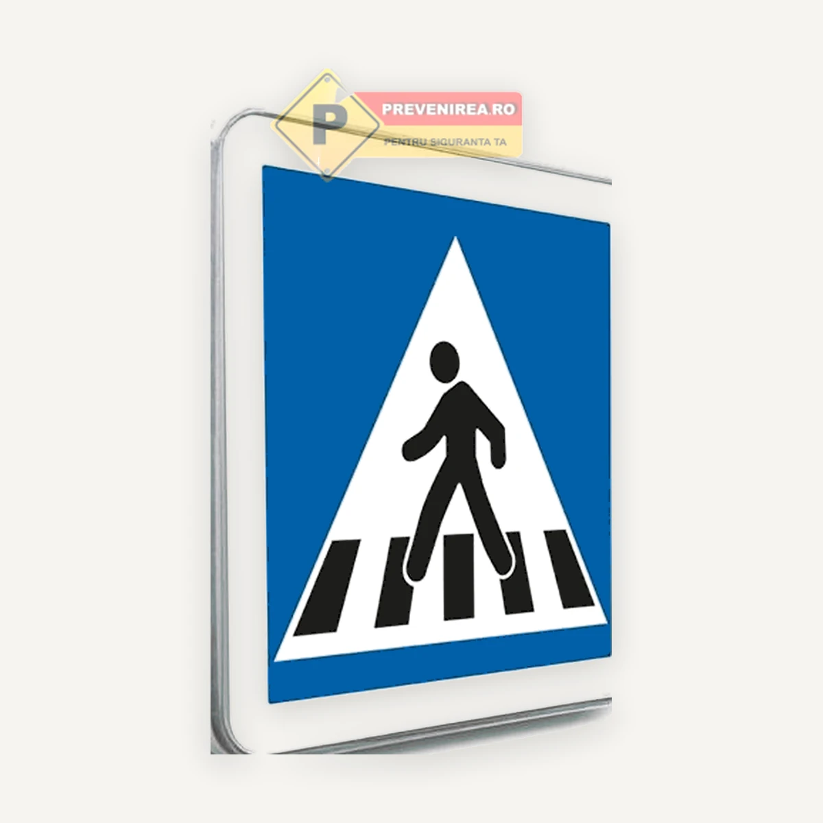 Indicator trecere de pietoni personalizat - ideal pentru zone urbane și private