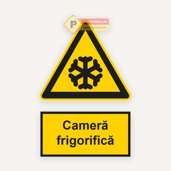 Indicator de securitate cameră frigorifică - avertizare vizuală pentru protecție și control