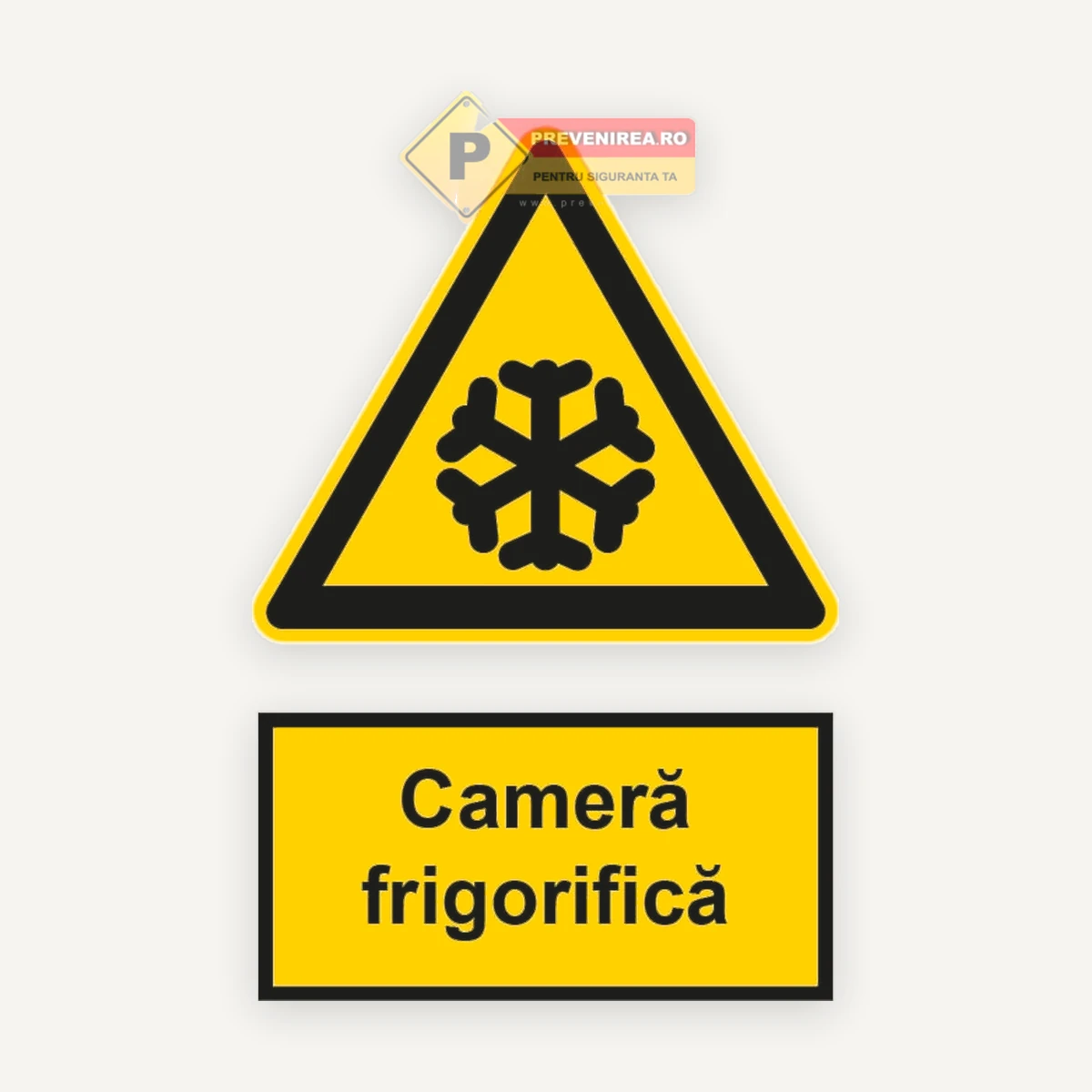 Indicator de securitate cameră frigorifică - avertizare vizuală pentru protecție și control