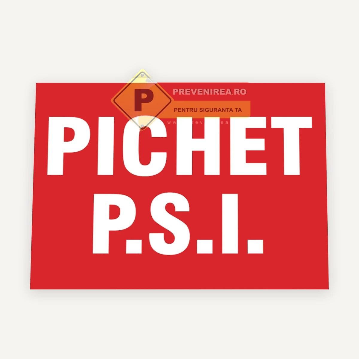 Indicator PSI tip pichet - Panou avertizare incendiu