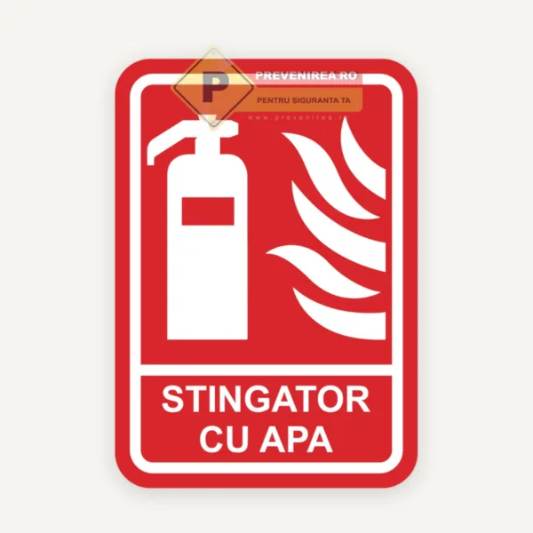 Indicator Stingător Incendiu - Semnalizare PSI Obligatorie Conform ISO 7010