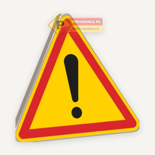 Indicatoare Rutiere Temporare pentru Alte Pericole Personalizate - Producție Rapidă la Comandă