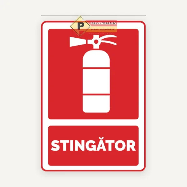 Indicator pentru Stingător - Marcare Stingător