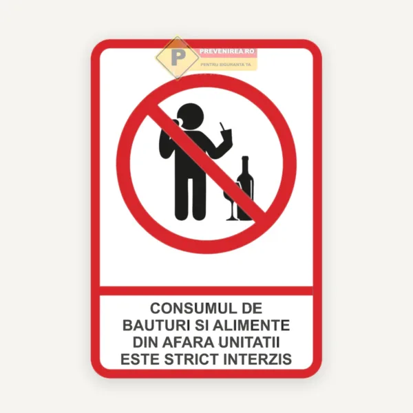 Indicator interzicerea consumului din afara unitatii