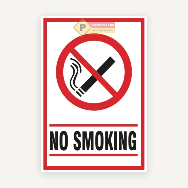 Indicator no smoking