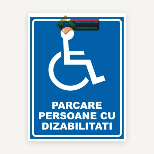 Indicator parcari persoane cu dizabiliti