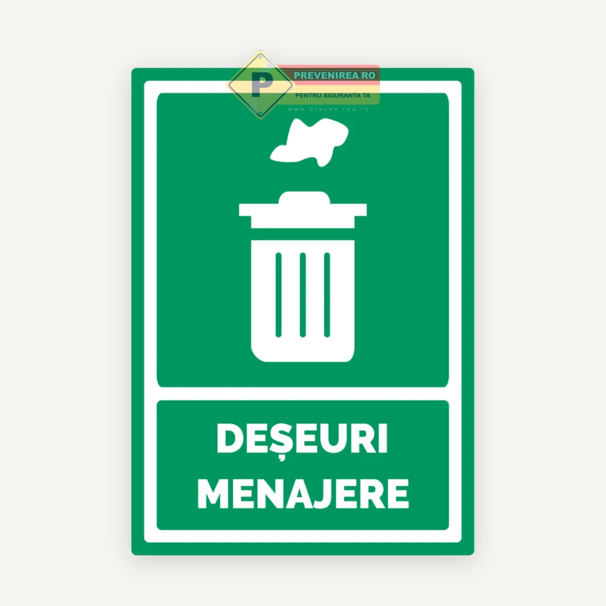 Indicator pentru deseuri menajere