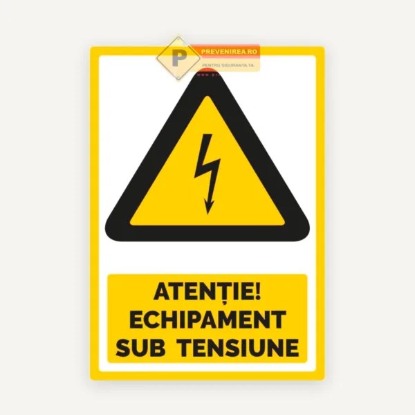 Indicator pentru echipament sub tensiune