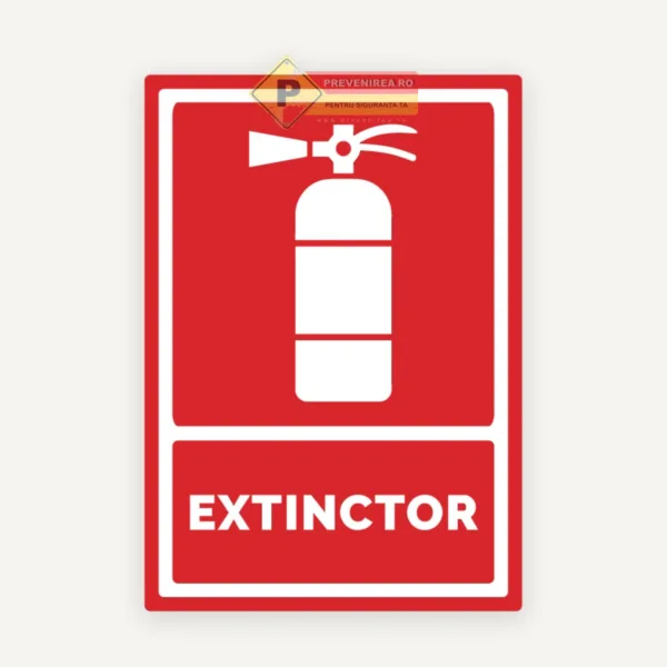 Indicator pentru extinctor