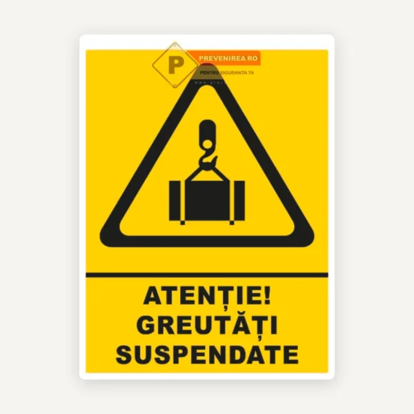 Indicator pentru greutate suspendata