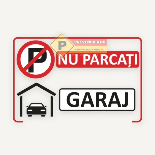 Indicator pentru interzicerea parcare de resedinta