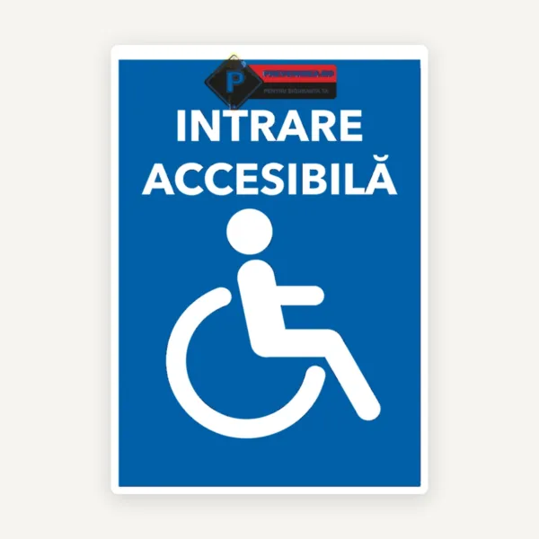 Indicator pentru intrare accesibila