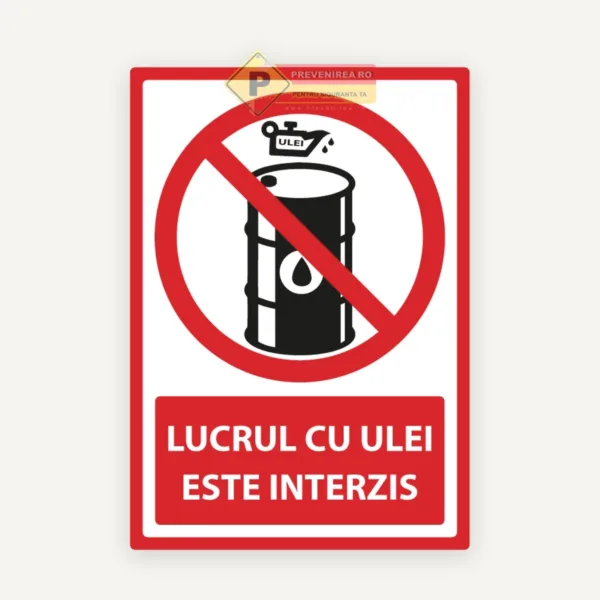 Indicator pentru lucru cu uleiul