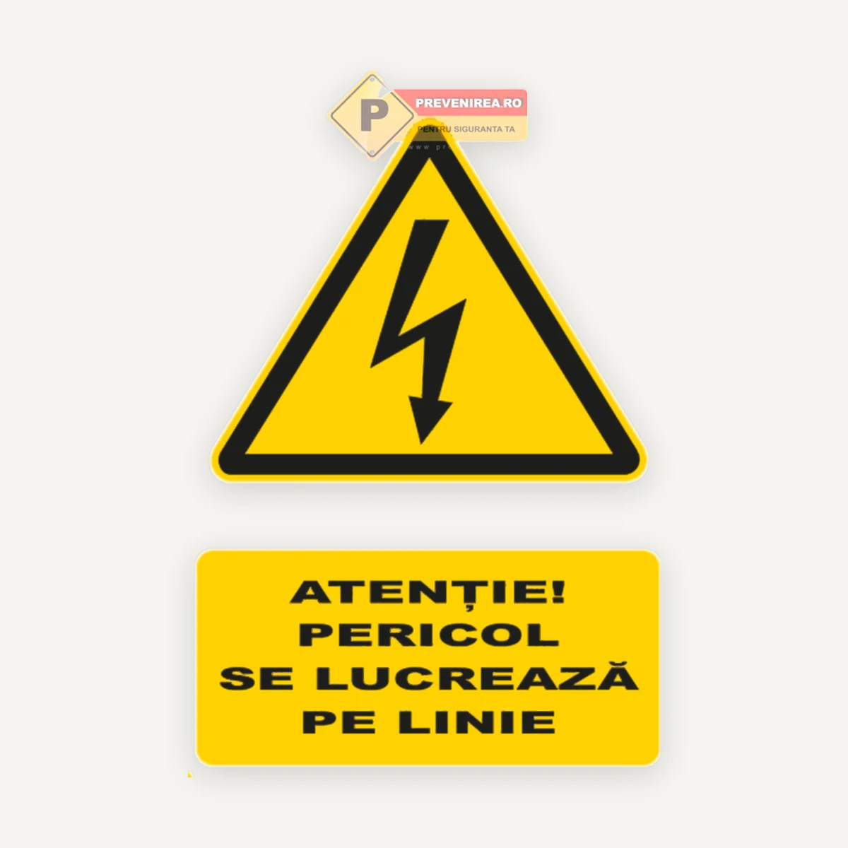 Indicator pentru lucru pe linie