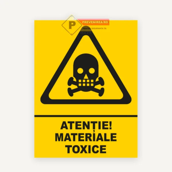 indicator pentru materiale toxice