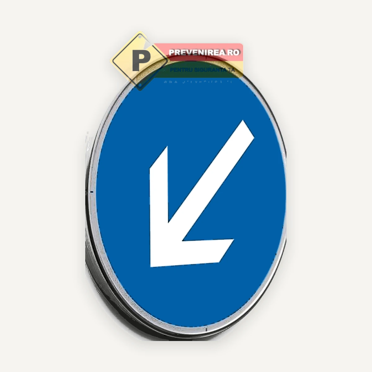 Indicator pentru ocolire la stanga