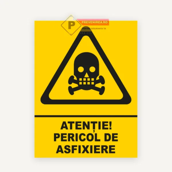 Indicator pentru pericol de asfixiere