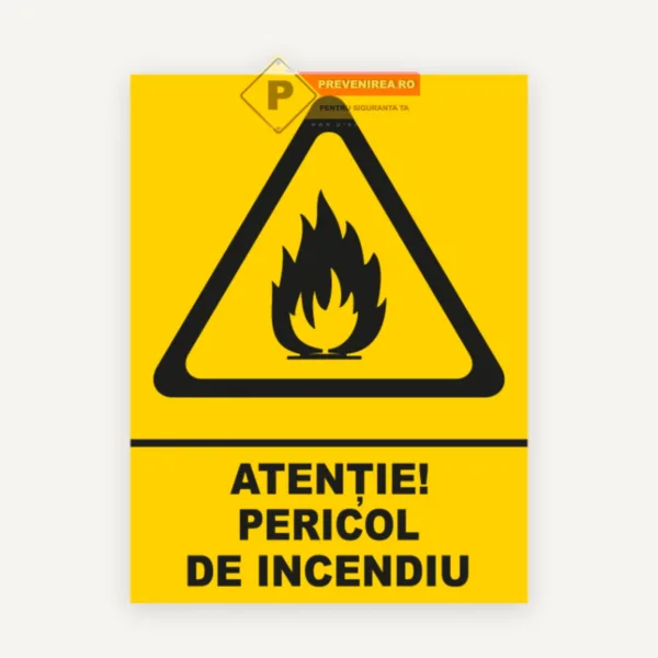 Indicator pentru pericole de incendii