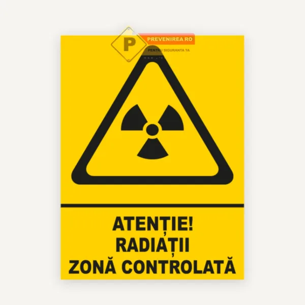 Indicator pentru radiatii si zone controlate