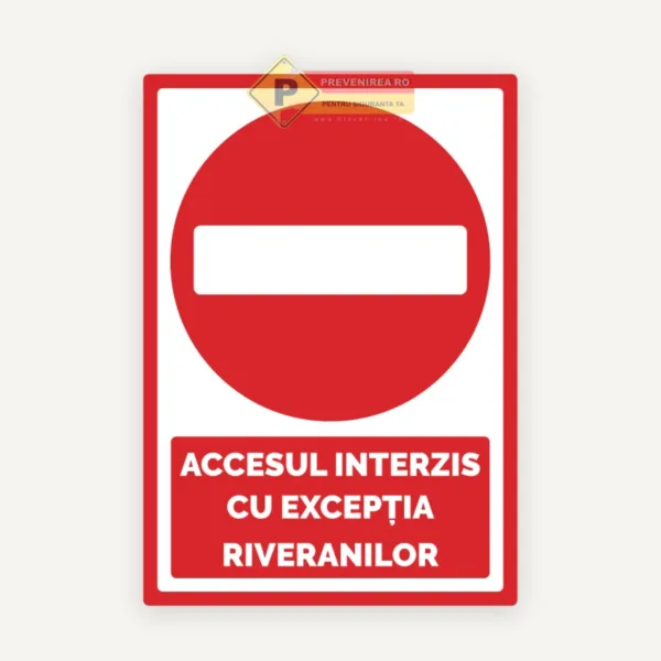 Indicator pentru riverani