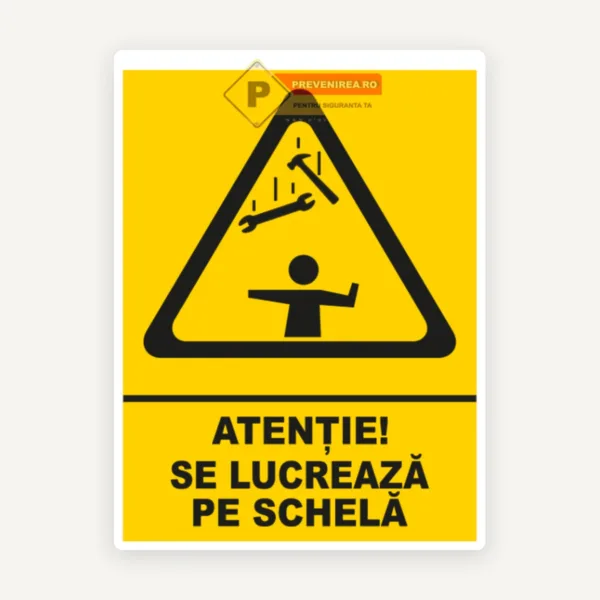 Indicator pentru schele metalice