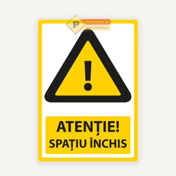 Indicator pentru spatiu inchis