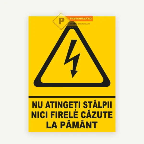 Indicator pentru stalpii si fire eletrice