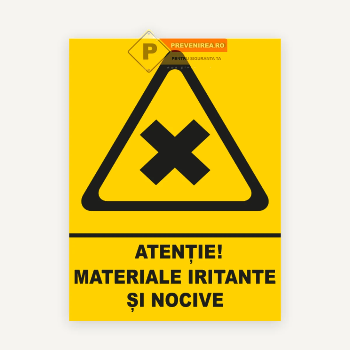Indicator pentru substante iritante si nocive