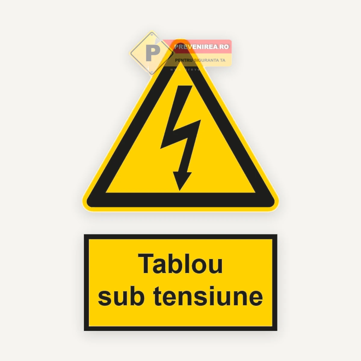 Indicator pentru tablou sub tensiune