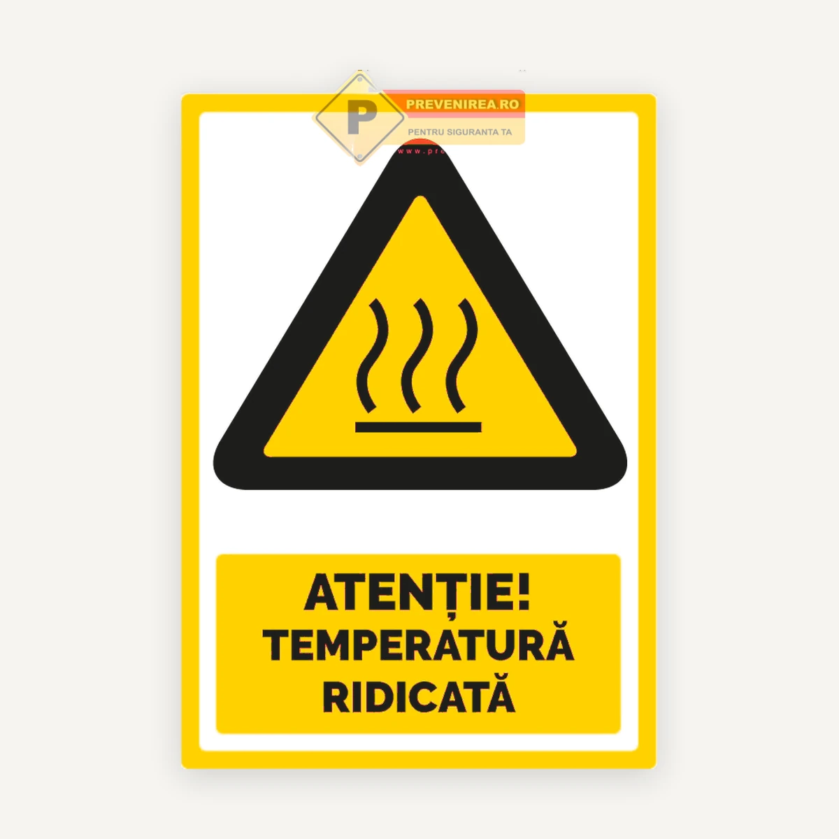 Indicator pentru temperatura ridicata