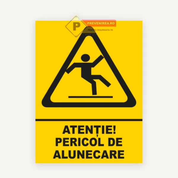 Indicator pericol de alunecari