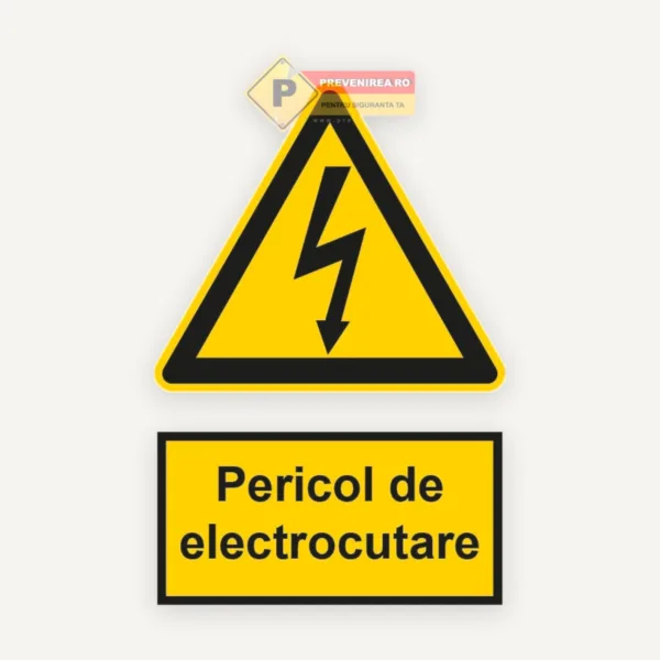Indicator pericol de electrocutare