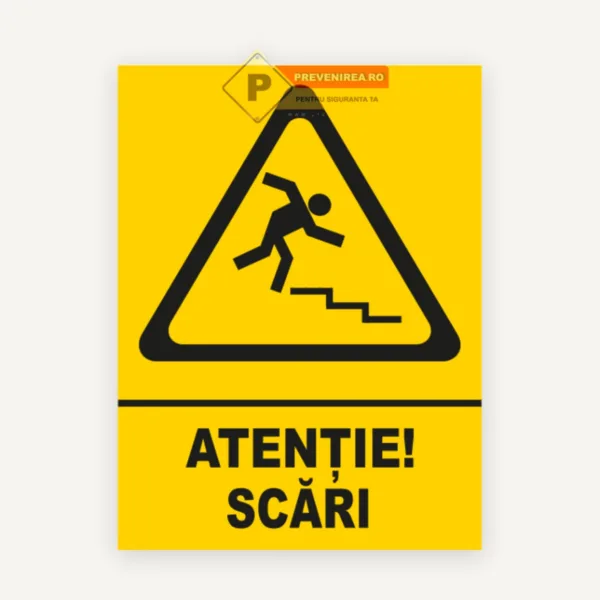 Indicator pericol la scari