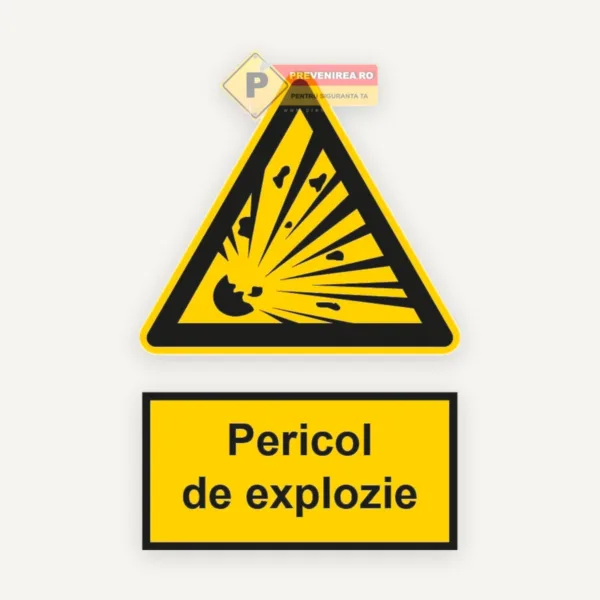 Indicator pericole de explozie
