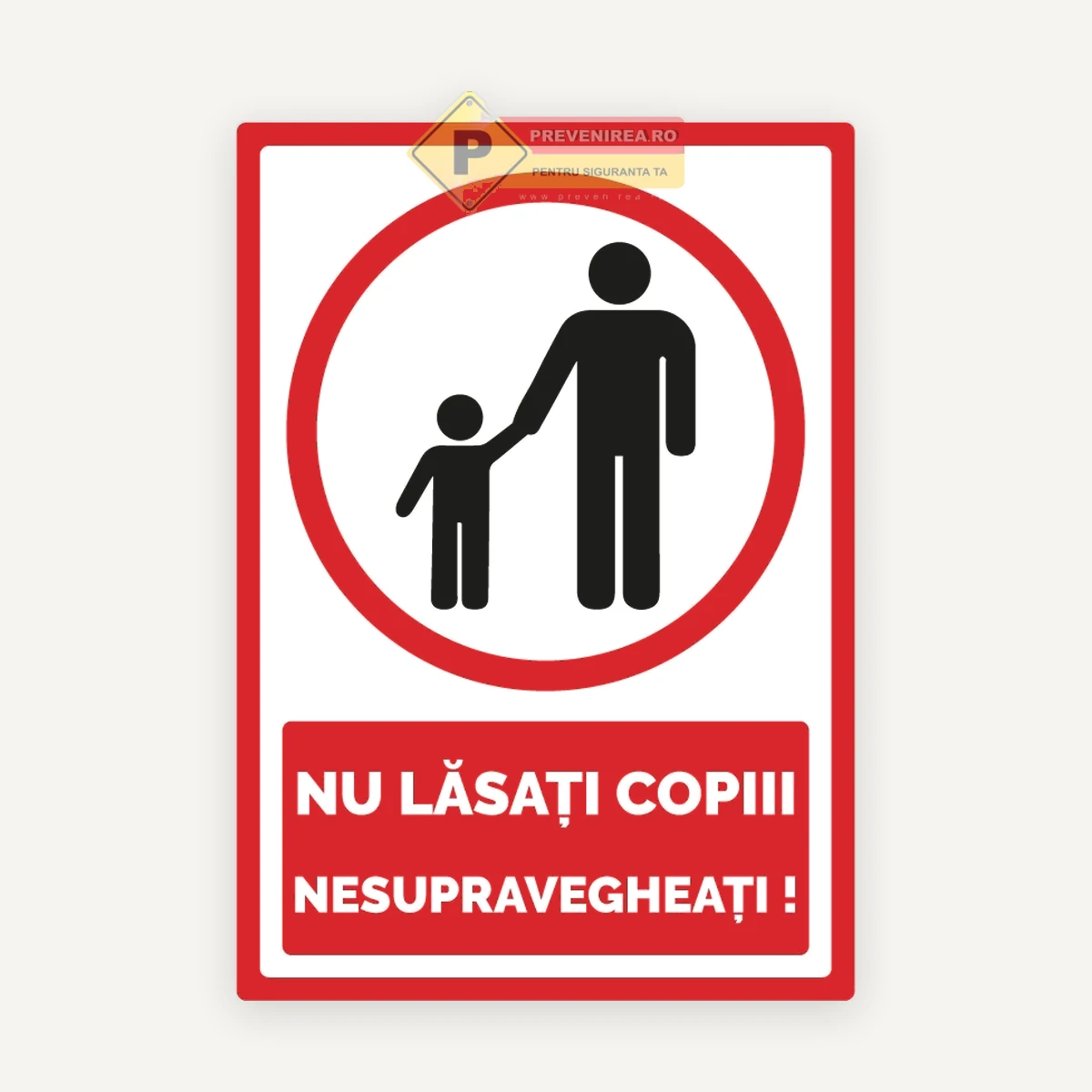 Indicator si semn nu lasati copii nesupravegheati