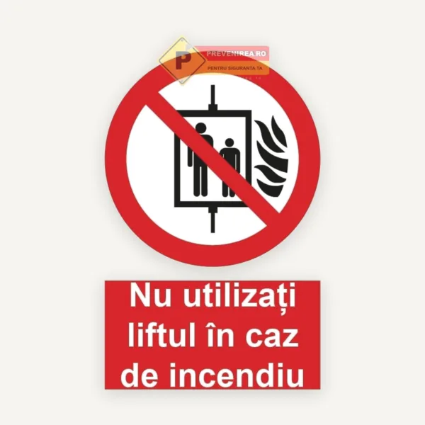 Indicator special nu utiliza lifturi