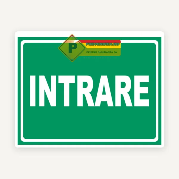 Indicator verde intrare