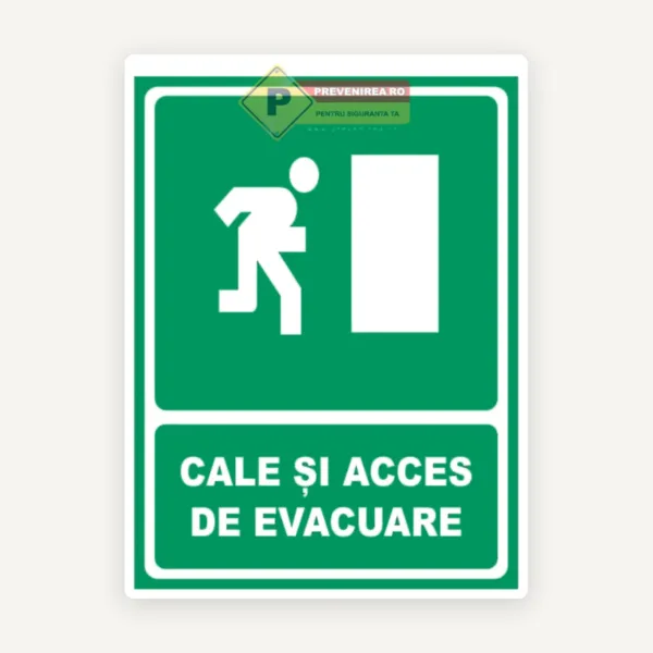 Indicator verde pentru cale de acces