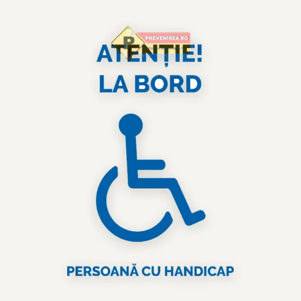 Semn auto persoane cu handicap