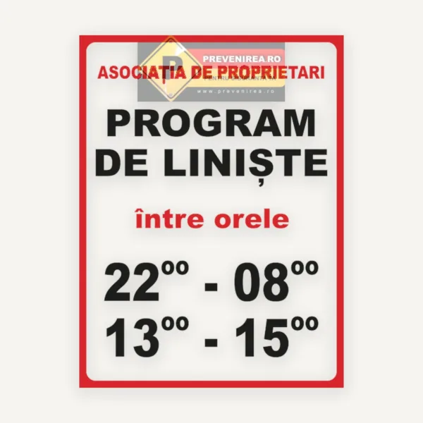 Semn pentru asociatii de proprietari