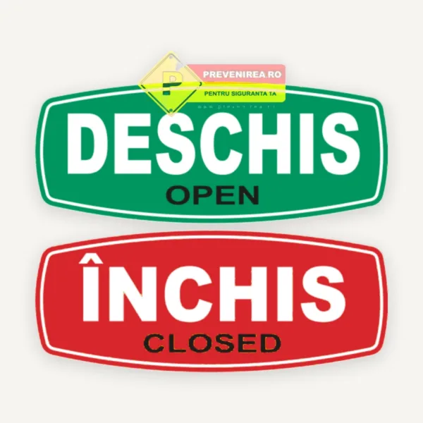 Semn pentru deschis inchis