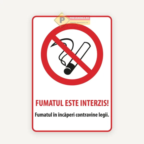 Semn pentru interzicerea fumatului