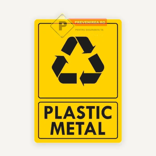 Semn pentru plastic si metal