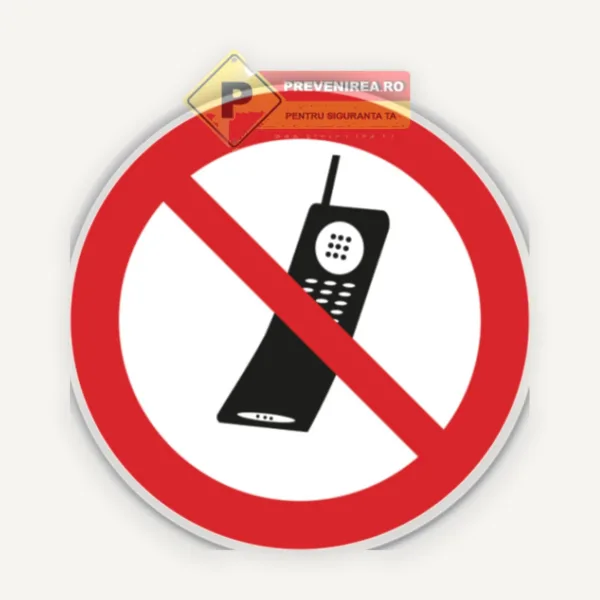 Semne interzis telefon mobil