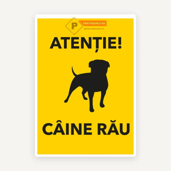 Semne pentru caine rau