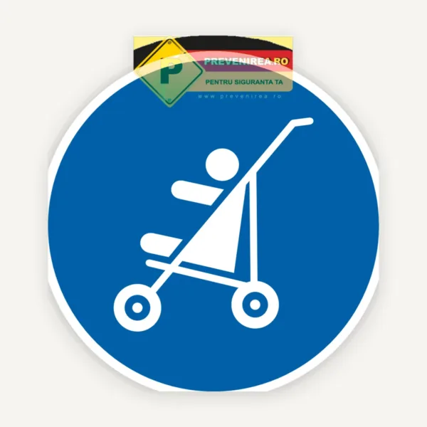 Etichete Vizibile pentru Zone cu Cărucioare de Copii - Siguranță și Organizare în Spațiile