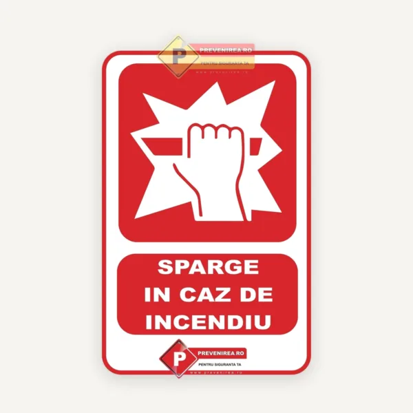 Indicator Sparge în Caz de Incendiu pentru Clădiri Comerciale și Industriale